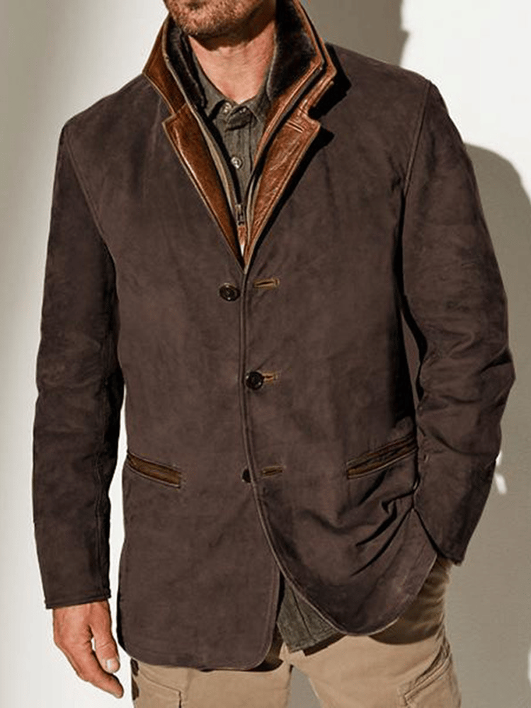 Mannen Vintage Blazer Laatste Dag 80% Korting!