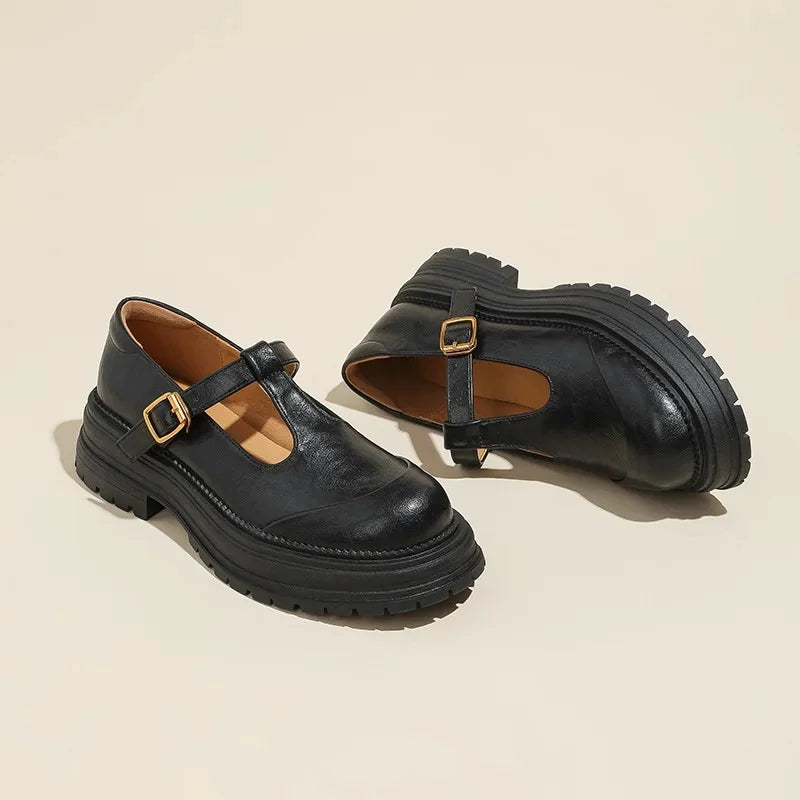 Chiara - Elegante Mary Jane Schoenen van Hoogwaardige Leer