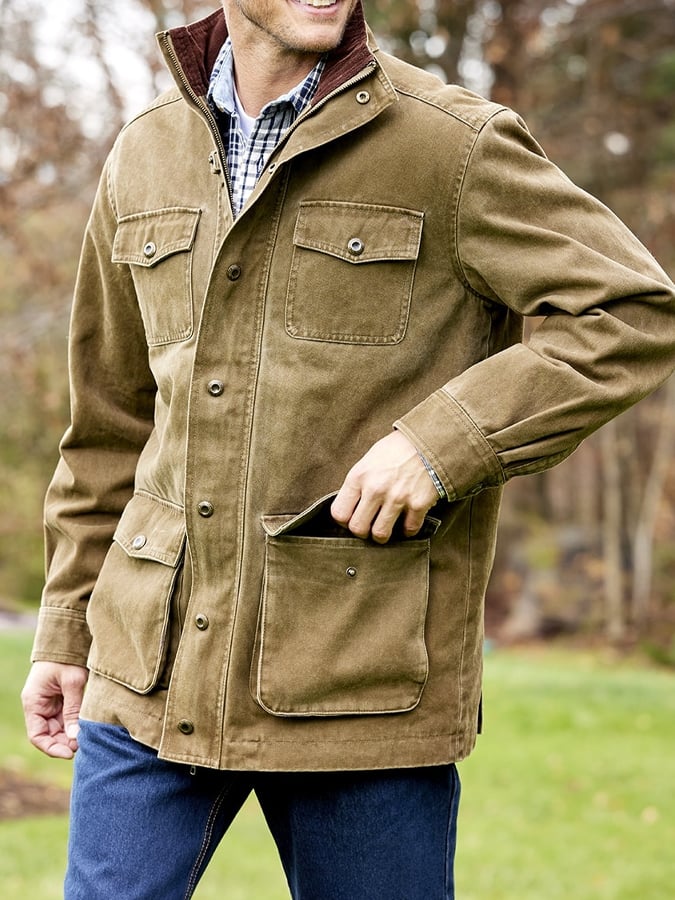 Heren Original Vermont Barn Coat Jas Laatste Dag 80% Korting!