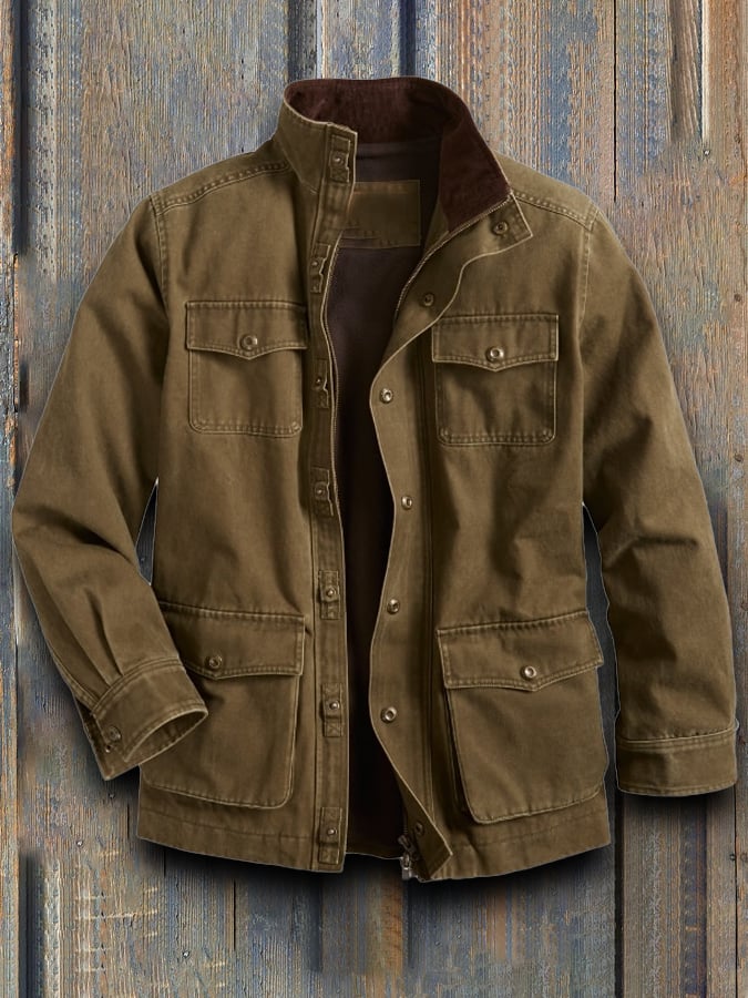 Heren Original Vermont Barn Coat Jas Laatste Dag 80% Korting!