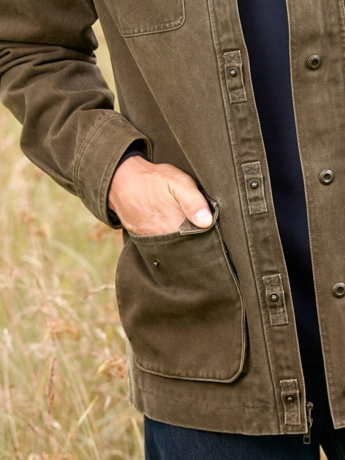 Heren Original Vermont Barn Coat Jas Laatste Dag 80% Korting!