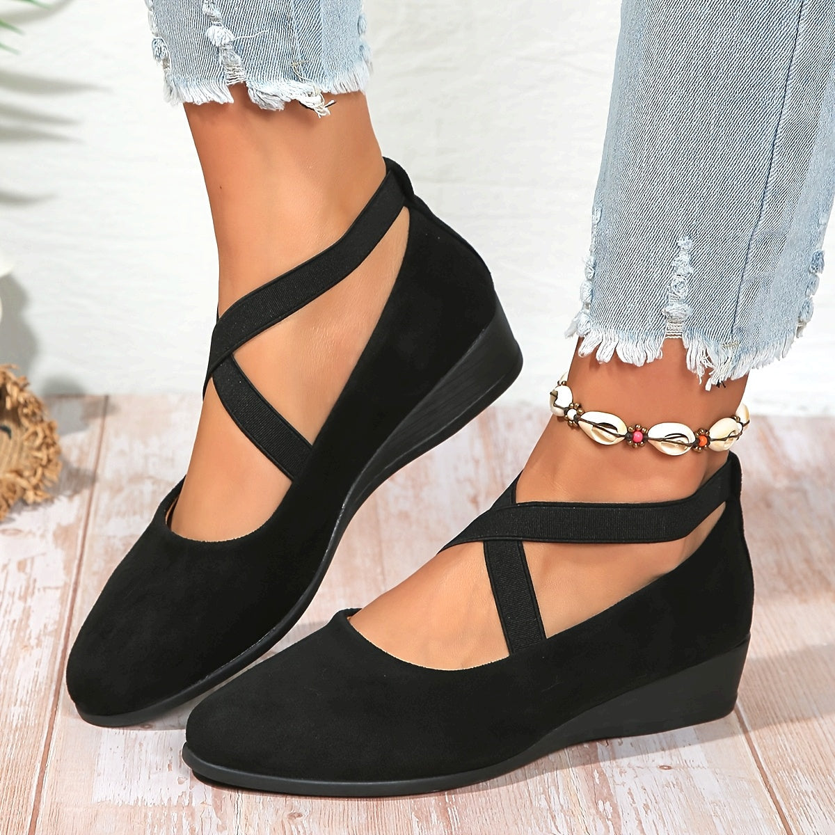 Élise® – Ballerina's met gekruiste banden voor een verfijnd comfort