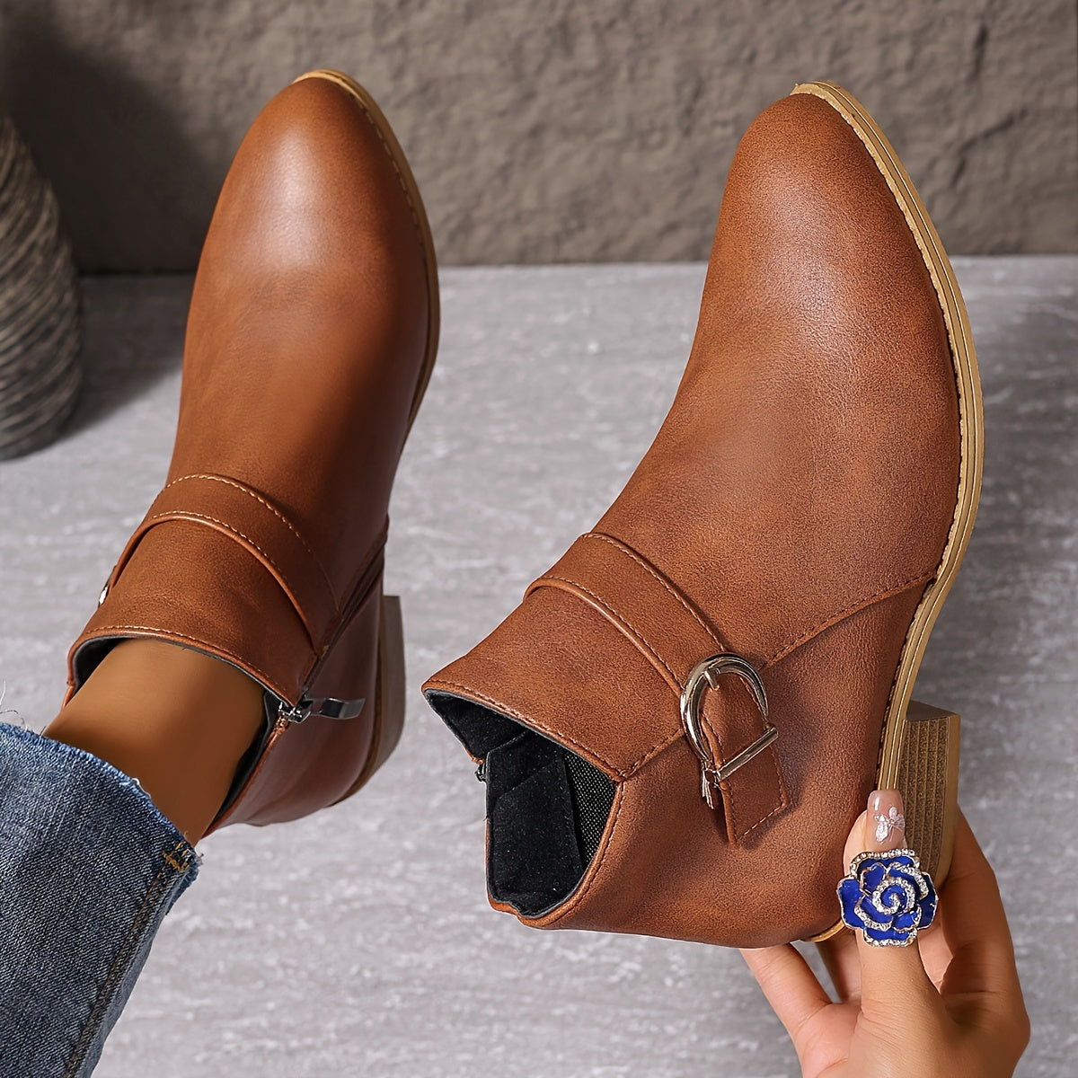 Amélina™ | Comfortabele laarzen met gesp voor gevoelige voeten